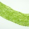 Faceted Flat Oval Dyed Jade Neon Green 8x10mm 16"
