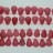 Faceted Teardrop Top Drilled Dyed Jade Dark Pink 10x14mm 8"