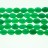 Faceted Flat Oval Dyed Jade Green 12x16mm 16"