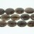 Faceted Flat Oval Dyed Jade Brown 20x30mm 16"
