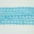 Faceted Flat Oval Dyed Jade Light Blue 8x10mm 16"