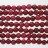 Faceted Round Bead Dyed Jade (Ruby) 4mm 16"