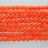Faceted Round Bead Dyed Jade Orange 3mm 16"