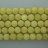 Faceted Flat Coin Dyed Jade Yellow 10mm 16"