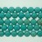 Round Bead Stabilized Blue Turquoise 18mm 16"