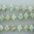 Faceted Flat Diamond Top Drilled Amazonite 18x25mm 8"
