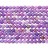 Faceted Round Bead Fire Agate (Purple) 6mm 16"