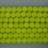 Faceted Round Bead Dyed Jade Neon Yellow 10mm 16"