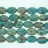 Faceted Oval Colorful Agate 13x18mm 16''
