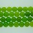 Round Bead Dyed Jade Neon Green 12mm 16''