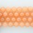 Faceted Round Bead Dyed Jade Orange 14mm 16"