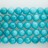 Faceted Round Bead Dyed Jade Light Teal 12mm 16"