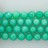 Faceted Round Bead Dyed Jade Green 12mm 16"