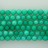 Faceted Round Bead Dyed Jade Green 8mm 16"