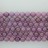 Faceted Round Bead Dyed Jade Light Purple 8mm 16"