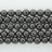 Faceted Round Bead Dyed Jade Black 10mm 16"