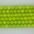 Round Bead Dyed Jade Neon Green 8mm 16''
