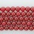 Round Bead Dyed Jade Red 12mm 16"
