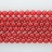 Round Bead Dyed Jade Red 8mm 16"