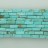 Square Tube Stabilized Blue Turquoise 4x13mm 16"
