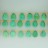 Flat Teardrop Top Drilled Stabilized Green Turquoise 15x20mm 8"