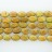 Faceted Flat Oval Stabilized Yellow Turquoise 13x18mm 16"