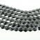 Faceted Hexagon Black Spinel 12mm 16"