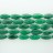 Faceted Flat Teardrop Center Drilled  Dyed Jade Emerald 12x26mm 16"