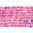 Faceted Round Bead Pink Fire Agate 6mm 16"