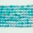 Faceted Round Bead Blue Fire Agate 6mm 16"