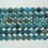 Faceted Round Bead Multi Blue Fire Agate 12mm 16"