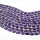 Faceted Pillow Amethyst 12x16mm 16"