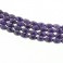 Faceted Rice Amethyst 7x10mm 16"