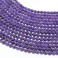 Faceted Round Bead Amethyst 6mm 16"