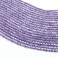 Faceted Round Bead Amethyst 4mm 16"