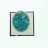.925 Sterling Silver Ring Oval Copper Turquoise & Cubic Zirconia 
