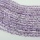 Faceted Flat Coin Amethyst 8mm 16"