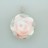 .925 Silver Pendant Rose Shell with Cubic Zirconia 