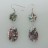 .925 Silver Earrings Shell with Freshwater Pearls 