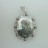 .925 Silver Pendant Cameo Mother of Pearl 