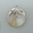 .925 Silver Pendant Round Mother of Pearl 