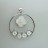 .925 Silver Pendant Mother of Pearls with Cubic Zirconia 