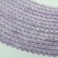 Faceted Round Bead Cape Amethyst 8mm 16"