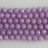Faceted Round Bead Dyed Jade Light Purple 12mm 16"
