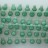 Faceted Gourd Top Drilled Green Aventurine 10x14mm 16"