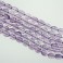 Faceted Flat Oval Amethyst 10x14mm 16''