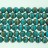 Round Bead Natural Turquoise & Copper 12mm 16"