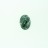 Faceted Oval Cabochon Green Spot 13x18mm Sold Individually