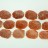 Faceted Twist Slab Orange Calcite 30x40mm 16"