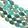 Faceted Flat Slab Chrysocolla 30x40mm 16''